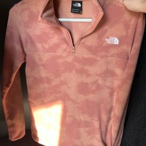 women’s pink quarter zip